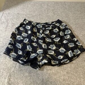 Hayden Los‎ Angeles Navy Blue Floral Shorts Flowy Chic Lightweight Sz L